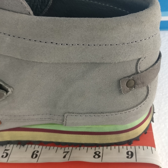 HANDMADE in Europe LEATHER in & out Amerindian Navajo Villager Chukka Sneaker 8 - Picture 8 of 14